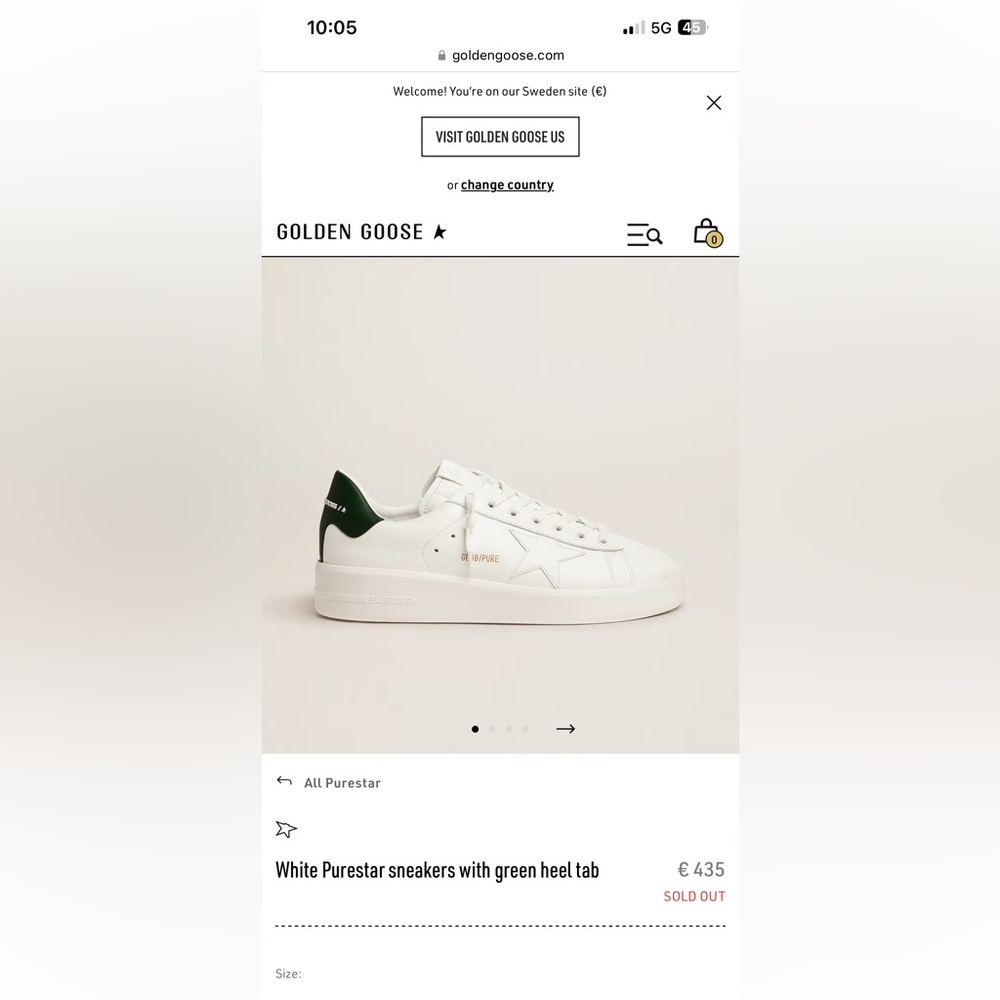 Golden Goose Pure-star Sneakers